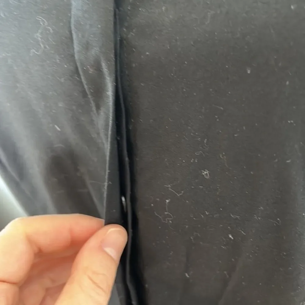 Lafayette, 148 black button down with lace sleeves, size 8 - Picture 5 of 7